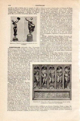 LAMINA V27266: Caballeros de 1750 a 1913 relieve por L. Vierthaler