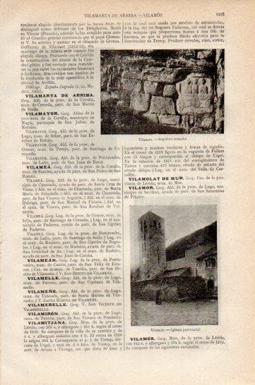 LAMINA V27305: Iglesia y sepulcro romano en Vilamos