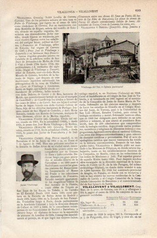 LAMINA V27304: Iglesia en Vilallonga del Ter