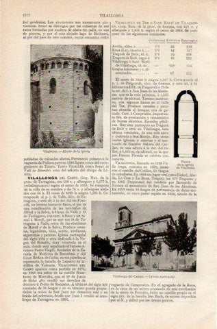 LAMINA V27303: Iglesia de Vilallonga del Campo