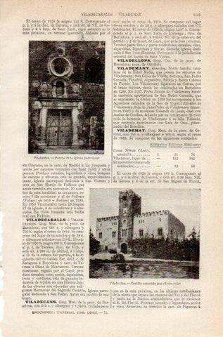 LAMINA V27291: Castillo Torre Roja en Viladecans