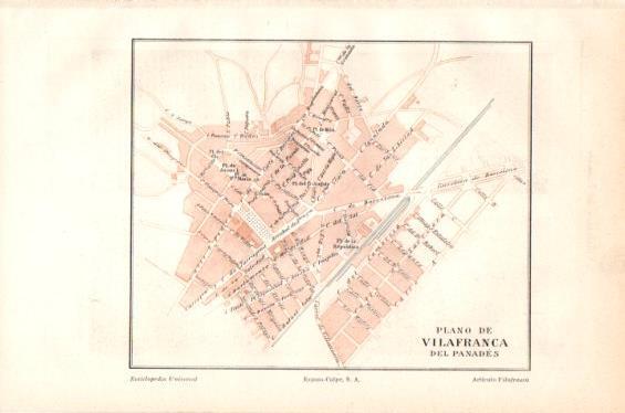 LAMINA V27437: Plano de Vilafranca del Panades