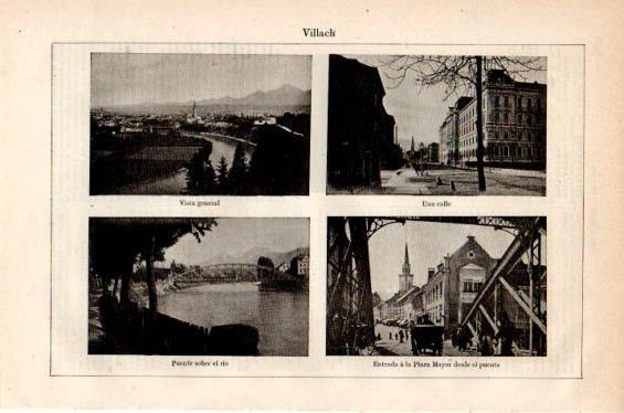 LAMINA V27436: Vistas de Villach