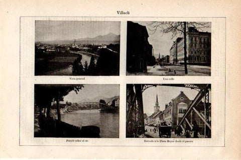 LAMINA V27436: Vistas de Villach