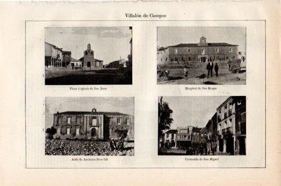 LAMINA V27441: Vistas varias de Villalon de Campos