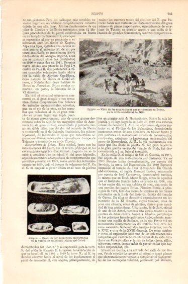 LAMINA V27465: Vista excavaciones en Tebas, Egipto