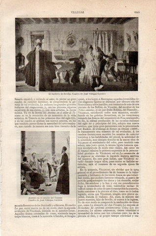 LAMINA V27383: El barbero de Sevilla por J. Villegas Cordero