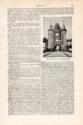 LAMINA V27388: Puerta de Joigny en Villeneuve-les-Avignon