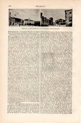 LAMINA V27370: Ayuntamiento y calle Mayor en Villarcayo