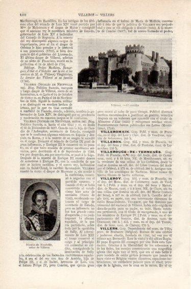 LAMINA V27389: El castillo de Villeron