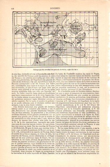 LAMINA V27409: Paleografia mundial del perido devonico por Salomon