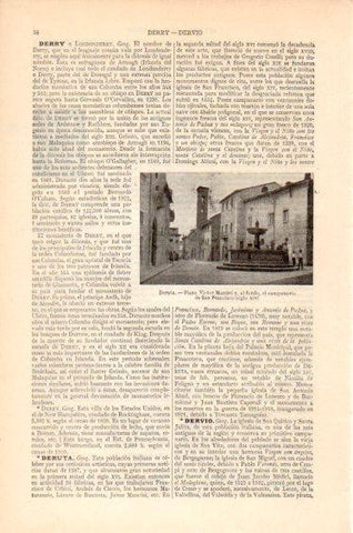 LAMINA V27405: Plaza Victor Manuel en Deruta
