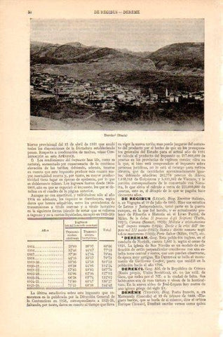 LAMINA V27404: Vista de Derekoi, Rusia