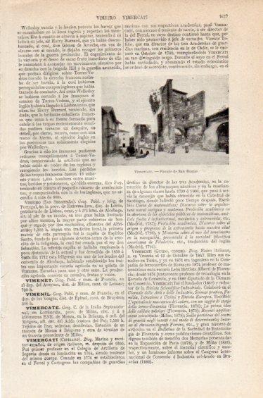 LAMINA V27395: Puente de San Roque en Vimecarte