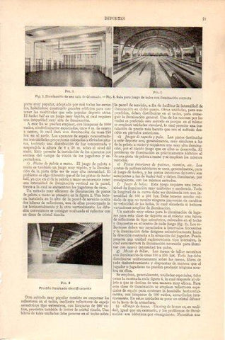 LAMINA V27402: Iluminacion en gimnasio y sala de juegos de bolos
