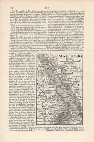 LAMINA V26697: Mapa del Mar Rojo