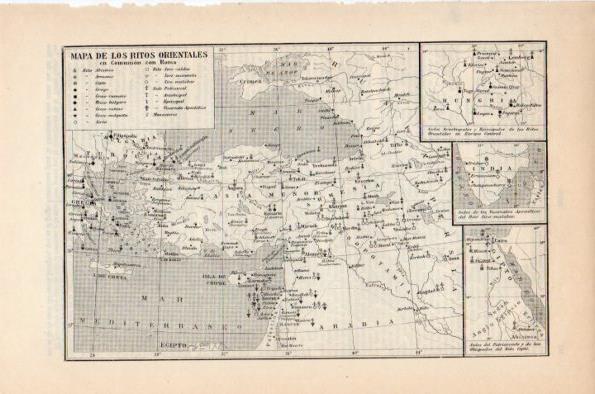 LAMINA V26692: Mapa de los ritos orientales