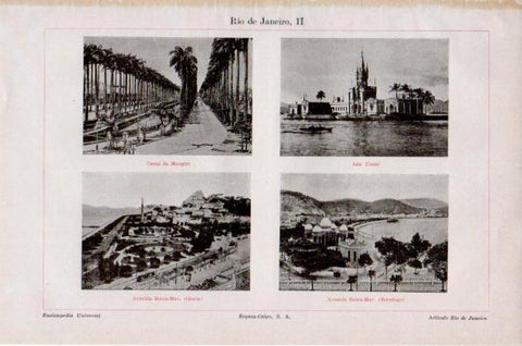 LAMINA V26686: Vistas de Rio de Janeiro II