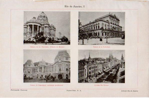 LAMINA V26685: Vistas de Rio de Janeiro I