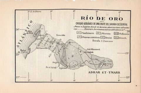 LAMINA V26683: Croquis geologico de Rio de Oro