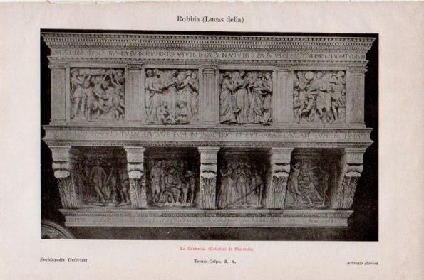 LAMINA V26680: La Cantoria, Catedral de Florencia