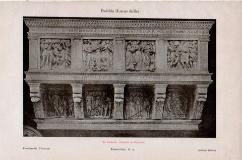 LAMINA V26680: La Cantoria, Catedral de Florencia
