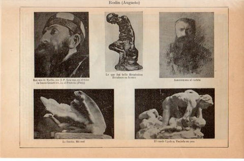 LAMINA V26679: Obras varias por A. Rodin