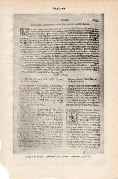 LAMINA V26721: Poliglota del Cardenal Cisneros Noum Testamentum