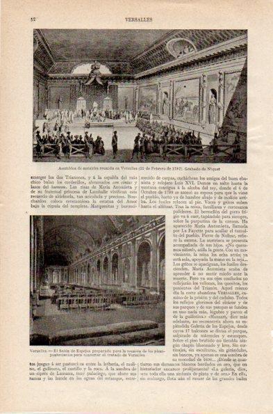 LAMINA V26717: Salon de los Espejos, Palacio de Versalles