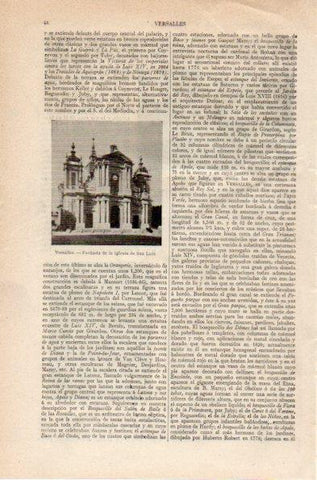 LAMINA V26715: Iglesia de San Luis de Versalles