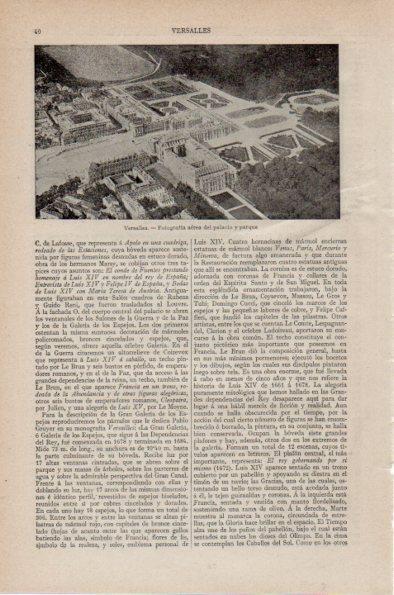 LAMINA V26712: Vista aerea del Palacio y jardines de Versalles