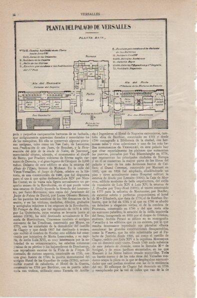 LAMINA V26709: Planta baja del Palacio de Versalles