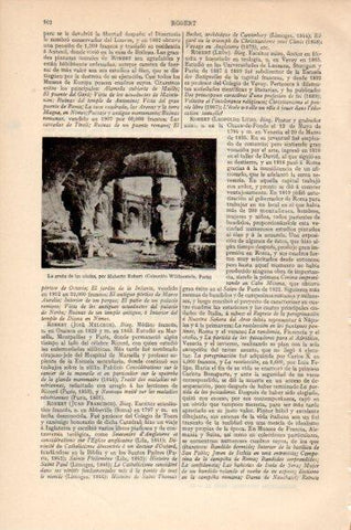 LAMINA V26611: La gruta de las ninfas por Huberto Robert