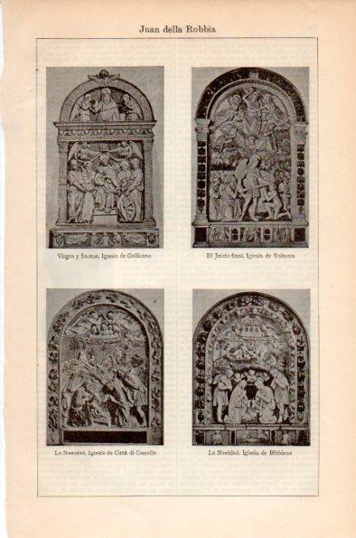 LAMINA V26635: Obras por Juan della Robbia