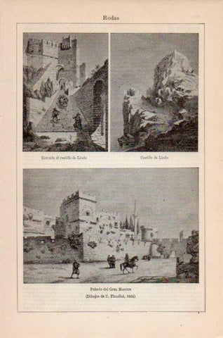 LAMINA V26661: Dibujos por E. Flandini en 1864