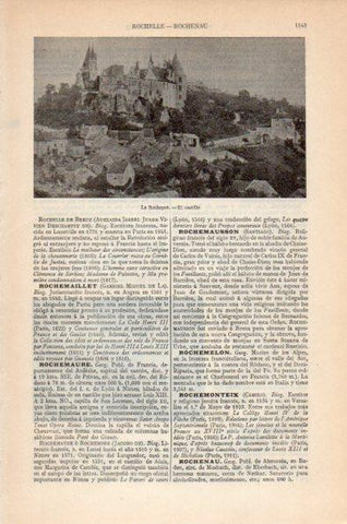 LAMINA V26655: Castillo de La Rochepot