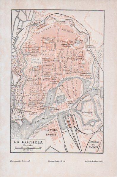 LAMINA V26653: Plano de La Rochela