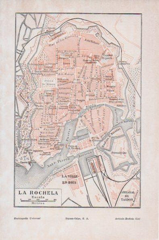 LAMINA V26653: Plano de La Rochela