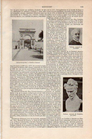 LAMINA V26649: Entrada al arsenal de Rochefort-sur-Mer