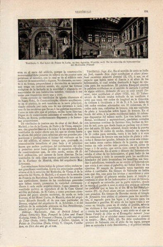 LAMINA V26734: Vestibulo estacion del Mediodia en Viena