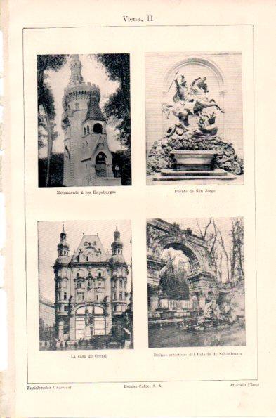 LAMINA V26828: Monumentos de Viena