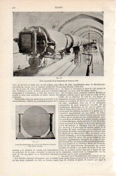 LAMINA V26821: Gran ecuatorial de la Exposicion de Paris de 1889
