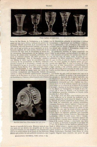 LAMINA V26820: Copas de vidrio inglesas siglo XVIII