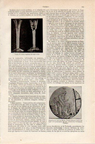 LAMINA V26818: Copas de vidrio inglesas del siglo XVIII