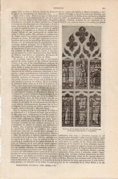 LAMINA V26804: Vidriera de la iglesia de San Gil en Edimburgo