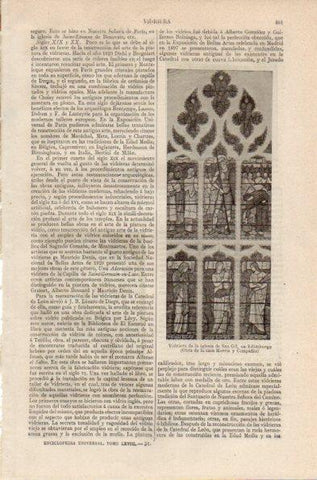 LAMINA V26804: Vidriera de la iglesia de San Gil en Edimburgo