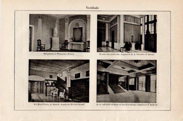 LAMINA V26854: Fotos de vestibulos