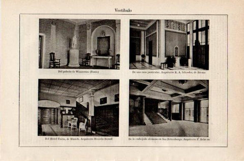 LAMINA V26854: Fotos de vestibulos
