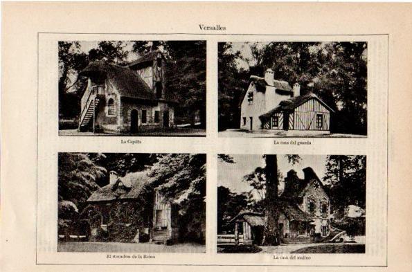 LAMINA V26845: Casa del guarda y casa del molino en Versalles