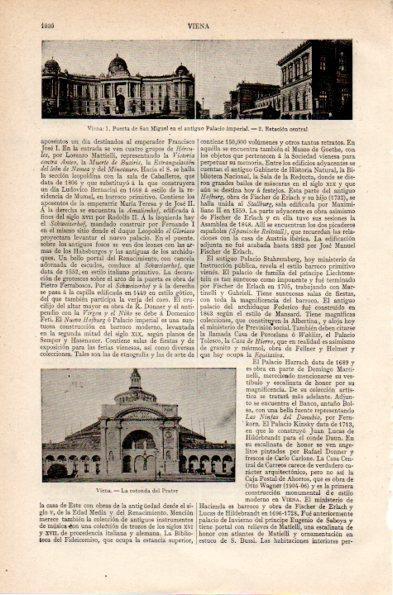 LAMINA V26834: Estacion central y rotonda del Prater en Viena